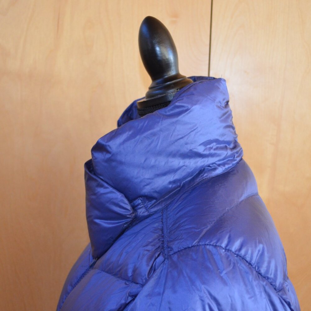 LL Bean down ultralight puffer coat, size M, blue Downtek - Picture 4 of 10